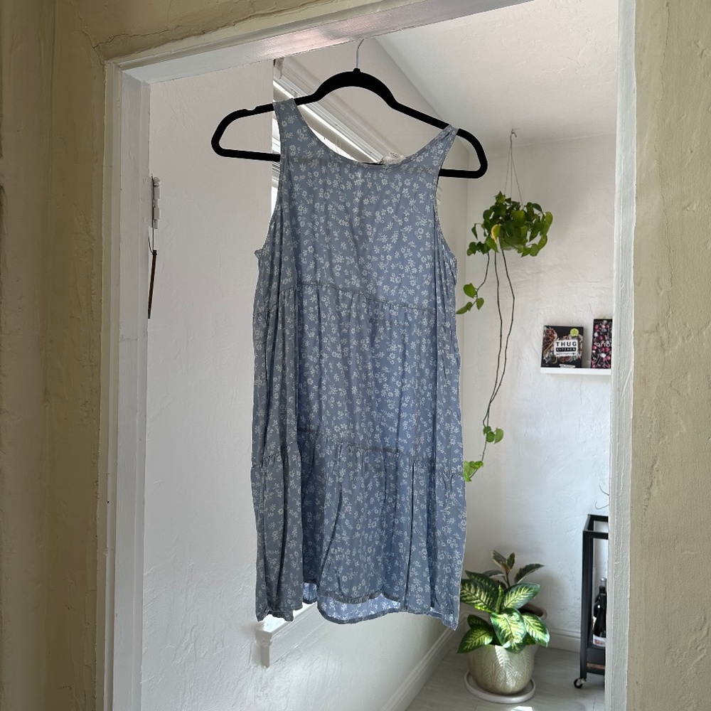 Blue Floral Dress